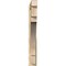 Ekena Millwork Merced Block Rough Sawn Outlooker, Douglas Fir, 6"W x 38"D x 46"H OUT06X38X46MRC05RDF - alternate 3